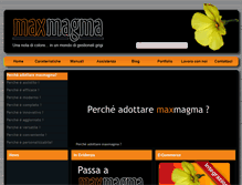 Tablet Screenshot of maxmagma.it
